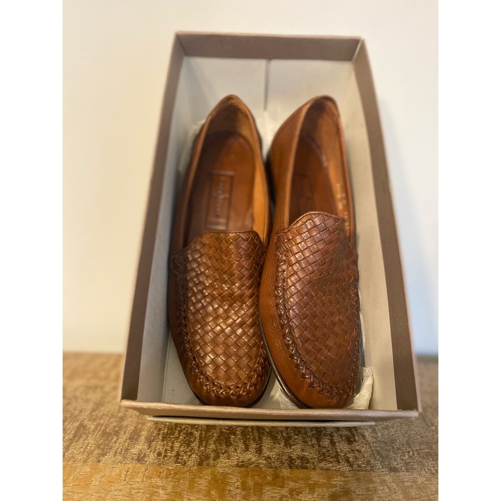 VINTAGE COLE HAAN WITH BOXWeave Penny Loafers Size 9